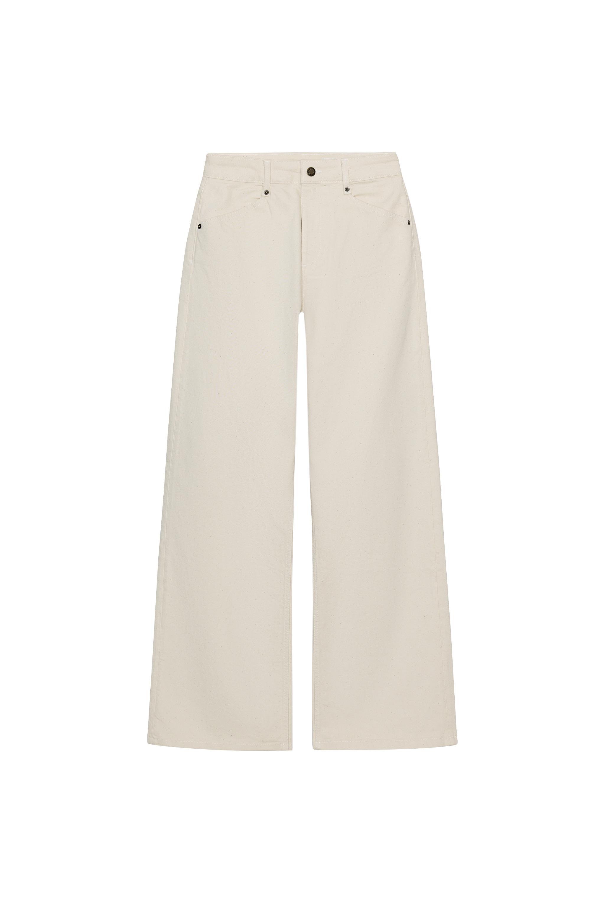 ДЖИНСЫ WIDE LEG С ВЫСОКОЙ ПОСАДКОЙ — ZW COLLECTION